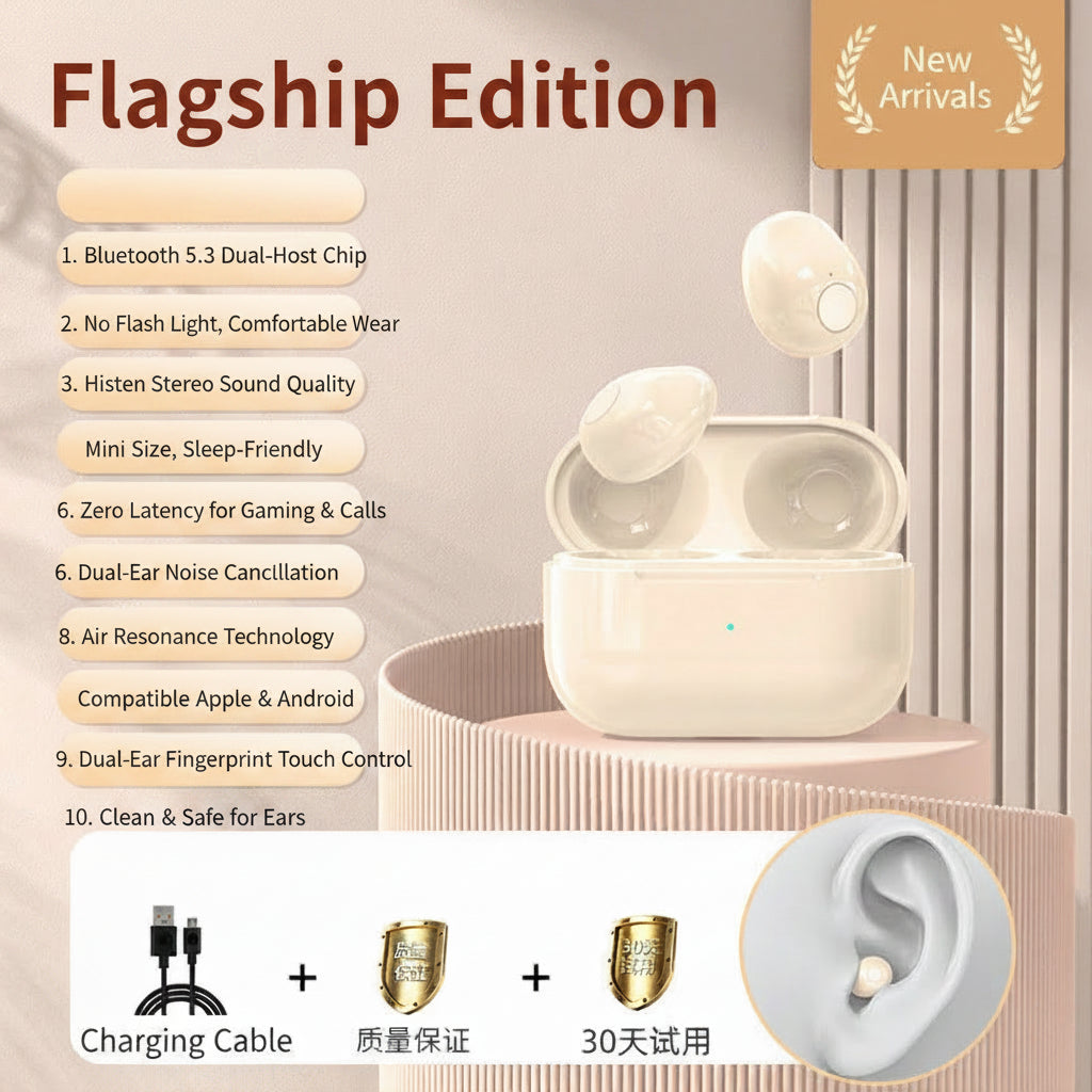 Mini Pro4SS Invisible True Wireless Bluetooth Earbuds