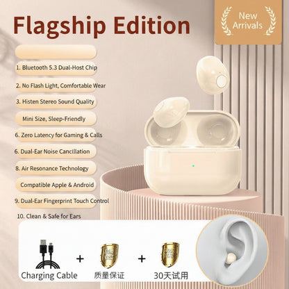 Mini Pro4SS Invisible True Wireless Bluetooth Earbuds