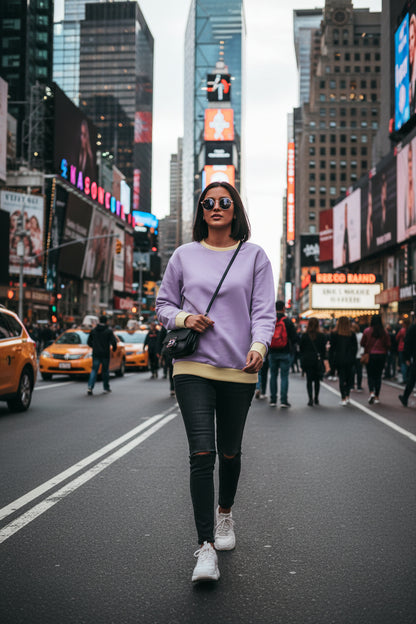 Purple Fog Tropical Sweatshirt