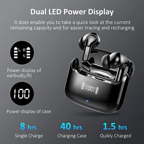 TWS Earphones with ENC, 7-Hour Battery Life, Clear Calls