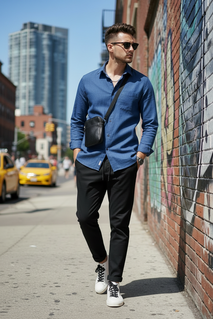 Men's Solid Color Suit